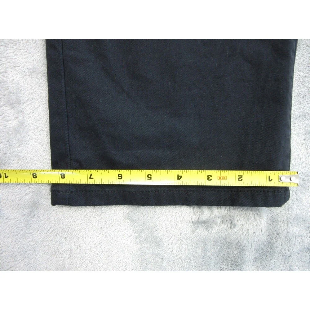 Untuckit Pants Mens 36x33 (Actual 34x 30) Relaxed Fit Straight Leg Black Chino